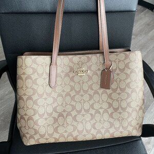 Coach tote bag signature canvas